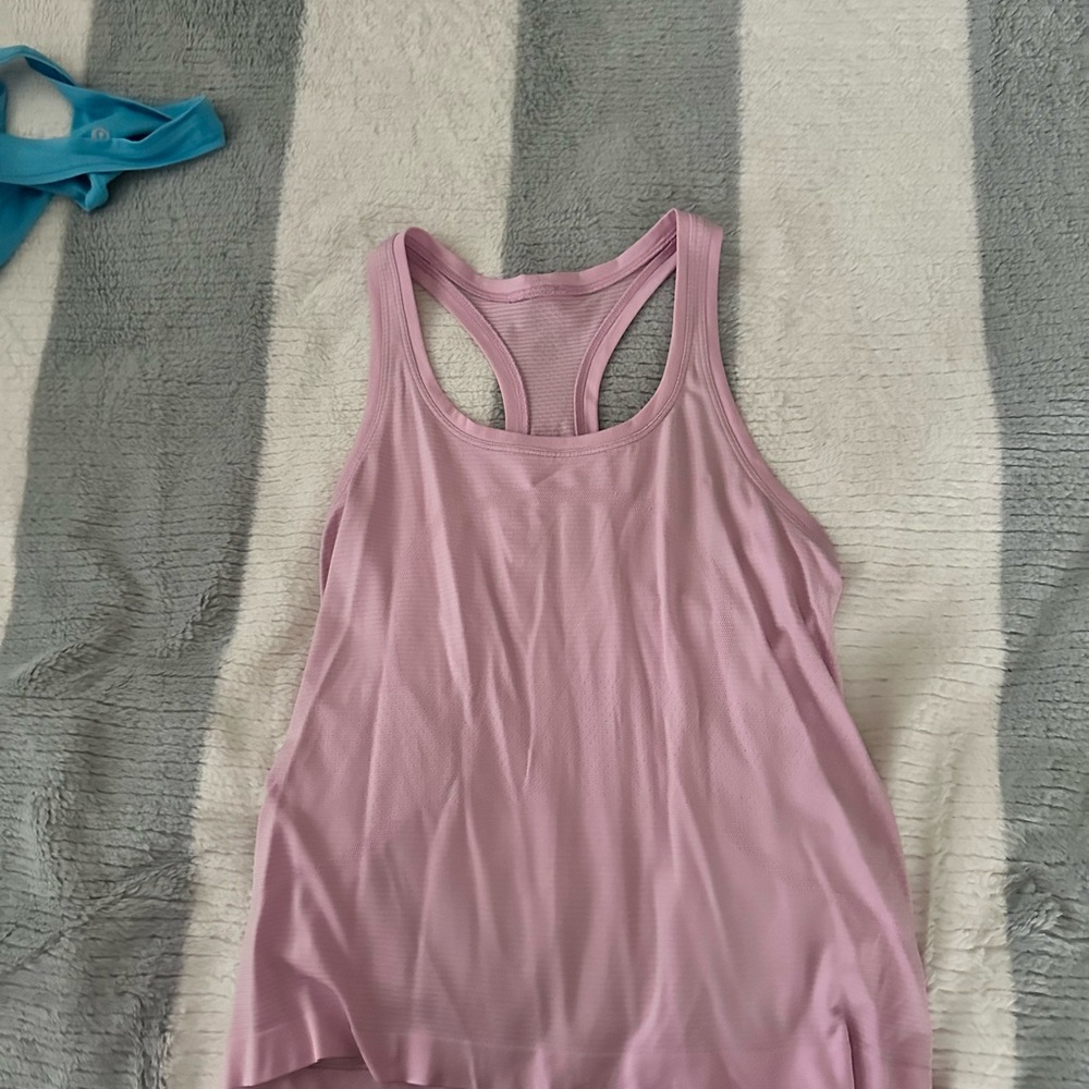 Lululemon Athletica Pink Relaxed Tank Top